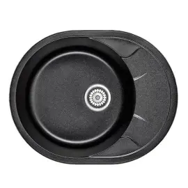 Мойка кухонная гранитная Minola MOG 71155-63 Антрацит (металлик)