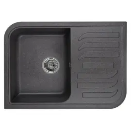 Мойка кухонная гранитная Minola MPG 1145-70 Графит
