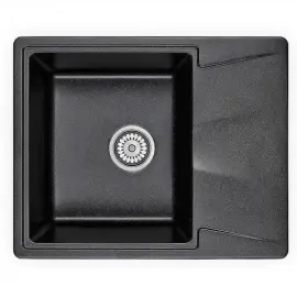 Мойка кухонная гранитная Minola MPG 71140-62 Антрацит (металлик)