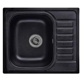 Мойка кухонная гранитная Minola MPG 71145-58 Антрацит (металлик)