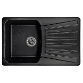 Мойка кухонная гранитная Minola MPG 71150-80 Антрацит (металлик)