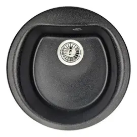 Мойка кухонная гранитная Minola MRG 71045-50 Антрацит (металлик)