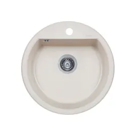 Мойка кухонная гранитная Perfelli ALVA RGA 104-49 LIGHT BEIGE