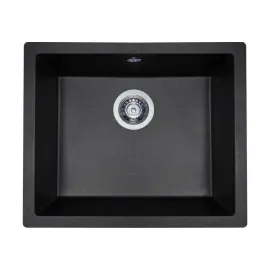 Мойка кухонная гранитная Perfelli ESTO PGE 10-55 BLACK
