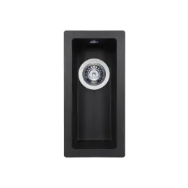 Мойка кухонная гранитная Perfelli ESTO PGE 101-22 BLACK METALLIC