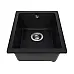 Мойка кухонная гранитная Perfelli ESTO PGE 101-38 BLACK METALLIC