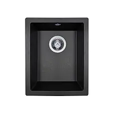 Мойка кухонная гранитная Perfelli ESTO PGE 101-38 BLACK METALLIC