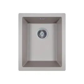 Мойка кухонная гранитная Perfelli ESTO PGE 101-38 GREY METALLIC