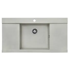 Мойка кухонная гранитная Perfelli ETERNO PGE 125-96 SAND