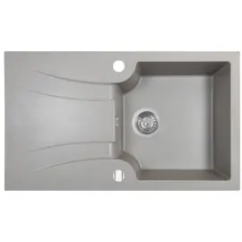 Мойка кухонная гранитная Perfelli FELICINETTO PGF 1141-78 GREY METALLIC