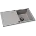 Мойка кухонная гранитная Perfelli FIORA PGF 1141-78 GREY METALLIC