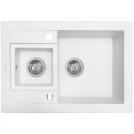 Мойка кухонная гранитная Perfelli GRANZE PGG 506-67  WHITE