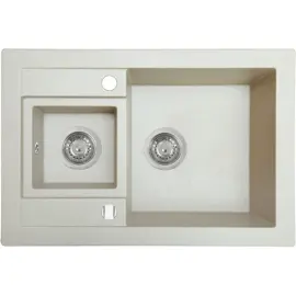 Мойка кухонная гранитная Perfelli GRANZE PGG 506-67 LIGHT BEIGE