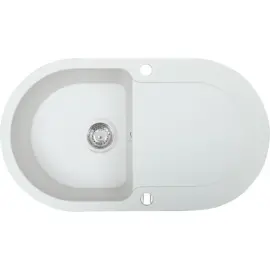 Мойка кухонная гранитная Perfelli IZETTA OGI 114-78  WHITE