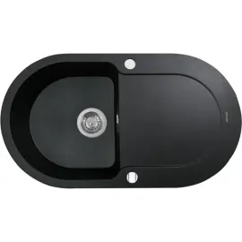 Мойка кухонная гранитная Perfelli IZETTA OGI 114-78 BLACK