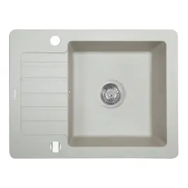 Мойка кухонная гранитная Perfelli PICCOLO PGP 134-58 LIGHT BEIGE