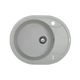 Мойка кухонная гранитная Perfelli PRIMO OGP 1351-58 GREY METALLIC