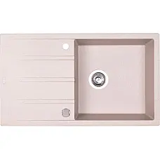 Мойка кухонная гранитная Perfelli RIVIERA PGR 114-86 LIGHT BEIGE