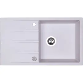 Мойка кухонная гранитная Perfelli RIVIERA PGR 114-86 WHITE