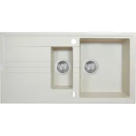 Мойка кухонная гранитная Perfelli SANTINO PGS 516-96 LIGHT BEIGE