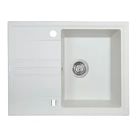 Мойка кухонная гранитная Perfelli SILVE PGS 134-64 WHITE