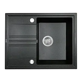 Мойка кухонная гранитная Perfelli SILVE PGS 1341-64 BLACK METALLIC