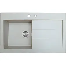 Мойка кухонная гранитная Perfelli SOLO PGS 118-80 LIGHT BEIGE