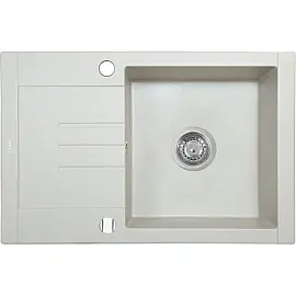 Мойка кухонная гранитная Perfelli TINO PGT 134-66 LIGHT BEIGE