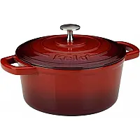 Каструля чавунна з кришкою Kela Calido 24 см 4.0 л (11941)