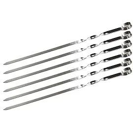 Набор шампуров Time Eco (Украина) BBQ-JR007, 60 см  