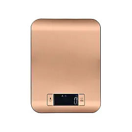 Ваги кухонні Bergner Copper, 0-5 кг, мідні (BG-50058-CP)
