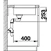Мийка Blanco SUBLINE 160-U silgr. 513395