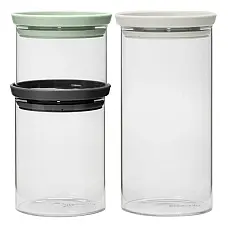 Набір ємностей для зберігання Brabantia 100550 0,3, 0,6 та 1,1 л, 3 шт.