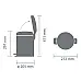 Бак для сміття Brabantia 112065 Pedal Bin 5 л