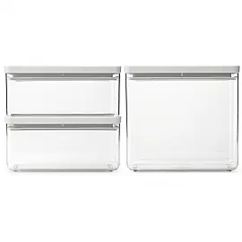 Набір ємностей для зберігання Brabantia 230806 2х 1,5 л + 1х 3,5 л