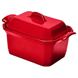 Форма-террин з кришкою та пресом Emile Henry 349791 24х15 см, 1,2 л