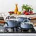 Набір ковшів з кришками GreenPan Mayflower Pro, 16 / 18 / 20 см, 1,05 / 2,1 / 3,1 л з керам. покриттям (CC005410-001)