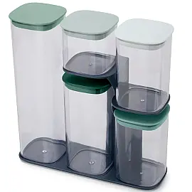 Набір ємностей для зберігання з підставкою Joseph Joseph 81128