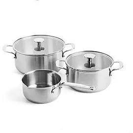 Набір посуду KitchenAid, 5 предметів, 16 / 20 / 24 см, 1,5 / 3,1 / 4,8 л  (CC005088-001)