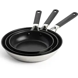 Набір сковорідок KitchenAid CSS, 20+24+28 см з керамічним покриттям (CC005708-001)