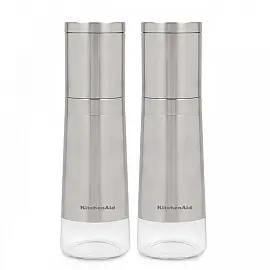 Набір млинків для солі та перцю KitchenAid Universal, 2 шт, 20,3 см, сріблястий (KOG988OSSSA)