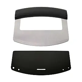 Ніж-меццалун KitchenAid Universal, з захисним чохлом на лезо, 15,2x2,4x11,6 см, чорний (KQG173OHOBE)