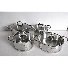 Набір посуду ( 3 каст. 2,3 л. 3 л. 4,3 л. + сотейник 3 л.) OMS 1097