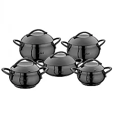 Стальний набір посуду з 10 предметів  OMS 1310