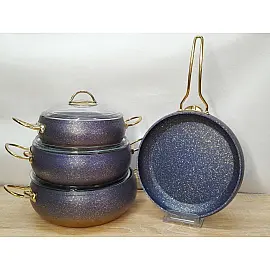 Набір посуду 7 пред. OMS 3023-Blue