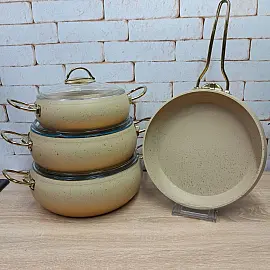 Набір посуду 7 пред. OMS 3023 IND-Crem