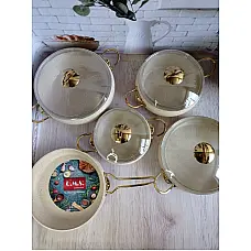 Набір посуду 9 предметів OMS 3024-Ivory