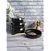 Набір посуду 7 предметів OMS 3039-Black 20Х9 см / 2,50 л. 24Х10,5см / 4,5 л. 26Х11 см / 5,7 л. СКОВОРОДА 26Х7 см / 2,80 л.