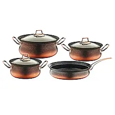 Набір посуду 7 предметів OMS 3044-IND-Bronze
