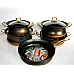 Набір посуду ( 4 каст. 3 л. 3,4 л. 4,8 л. 6 л. + сковорода 26 см) OMS 3045 gold 
